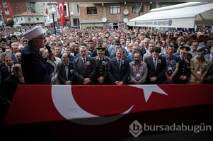 Bursalı Şehit Uzman Çavuş İsa Özkan son yolculuğuna uğurlandı