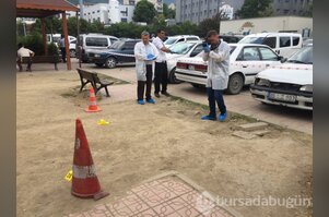 Bursa'da hastane bahçesinde silahlı kavga: 1 yaralı	