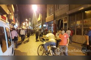 Bursa'da Suriyeliler ile mahalleli arasında kavga çıktı
