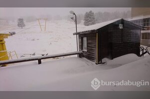 Bursa beyaza büründü...