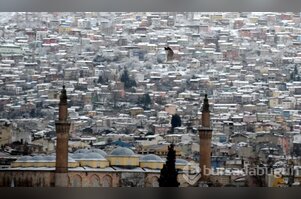 Bursa'da kar yağışının ardından kartpostallık görüntüler...