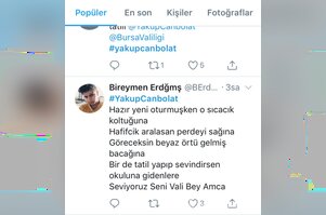 Öğrenciler Bursa Valisi Canbolat'ı mesaj yağmuruna tuttu! 