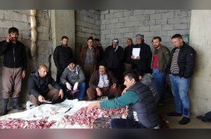 Korona virüsün bitmesi için kurban kestiler! 