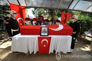 Bursa, şehidini son yolculuğuna uğurladı