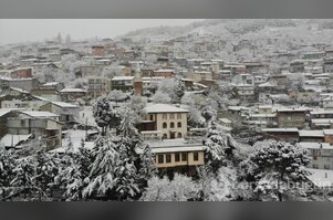 Bursa'dan kar manzaraları 