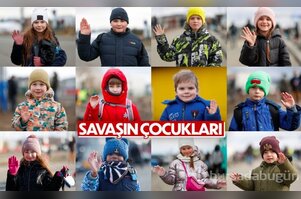 Savaştan kaçan çocuklardan 'Biz iyiyiz' mesajı