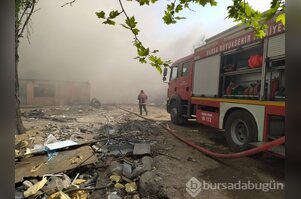 Bursa'da hurdacı yangını