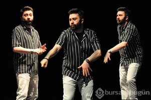 Baturay Özdemir, Bursalıları gülmekten kırdı geçirdi
