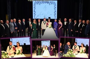 Aslı ile Emre'nin görkemli düğünü