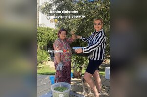 Derya Baykal kış için hazırlığa başladı