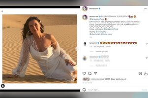 Şevval Sam, Leyla'ya özendi! 100 bin tıklık pozlar