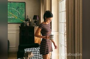 Hande Erçel lüks evinde poz verdi