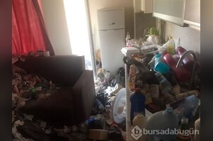 Kayseri'de kiracı arkasında çöp ev bıraktı