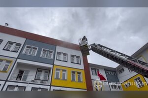 İstanbul'da okulda yangın paniği
