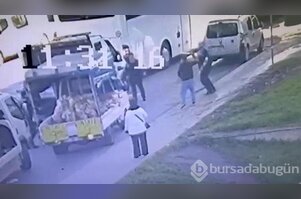 Bağcılar'da zabıtaya döner bıçaklı saldırı kamerada
