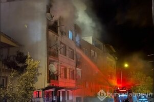 Bursa Mudanya'da korkutan yangın