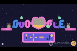 Google '14 Şubat Sevgililer Günü'ne özel Doodle hazırladı