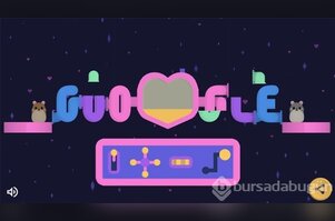 Google '14 Şubat Sevgililer Günü'ne özel Doodle hazırladı