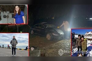  Sevgililer Günü yemeği dönüşü kaza