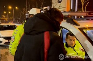 Bursa'da polisten kaçtı, fenomen oldu