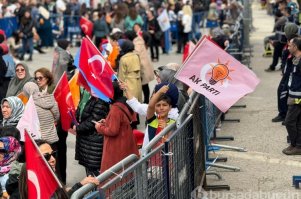 Cumhurbaşkanı Erdoğan'ın Bursa mitinginden kareler 