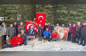 Sınır Tanımayan Dağcılar'dan Kış Parkuru