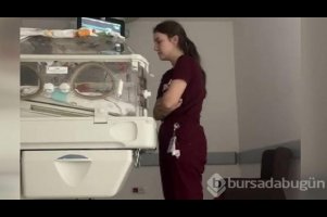 Pediatri doktorunun kuvöz başındaki nöbeti sosyal medyada ilgi gördü