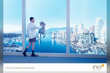 Reklamcıdan yaratıcı fotoğraflar