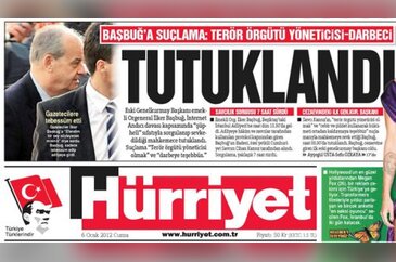 Başbuğ'un tutuklanması manşetlere böyle yansıdı