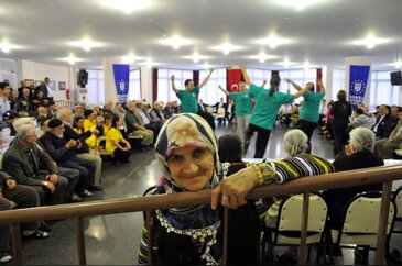 Huzurevinde 'bayram' havası esti!