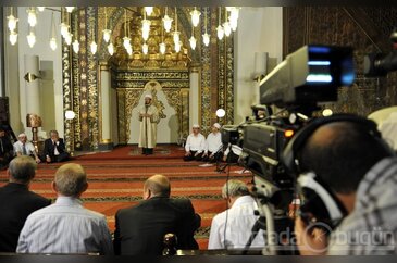 Bursa Ulu Cami’de kandil coşkusu 