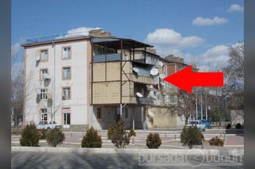 Kaçak yapı değil, tamamen balkon!