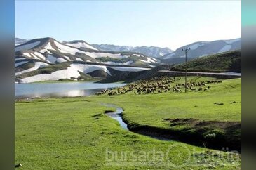 Yaylada tablo gibi manzara