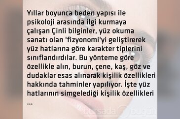Karakterinizi yüz şekliniz belirliyor