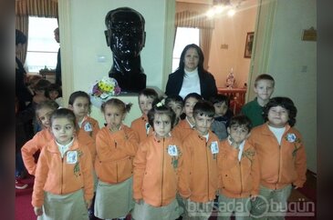 Çekirge Doğa Anaokulu minikleri Atatürk'ü andılar