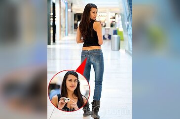 Kameraya takılan 'kaçamak bakışlar'