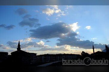 Bursa'da gündoğumu