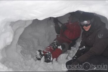 Kar mağarası hayat kurtarıyor