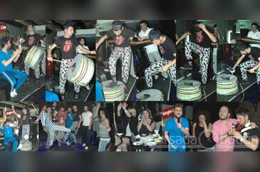 Pijama partisinde davulu bakın ne ile patlattı? İşte o anlar... ÖZE...