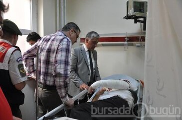 Bursa'da öğrenci servisi devrildi:1 ölü