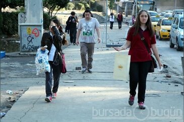 Güne gözyaşıyla başladılar
