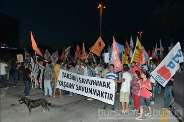 Gezi'den kırıp geçiren pankartlar