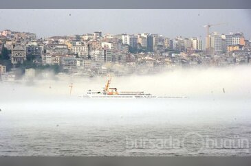İstanbul'dan sis manzaraları
