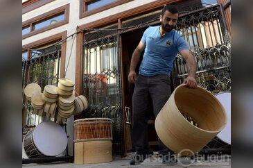 Ramazan davulu böyle yapılıyor 