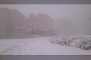 Uludağ'dan kar manzaraları