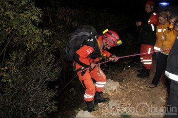 Uludağ yamaçlarında mahsur kalan genç böyle kurtarıldı
