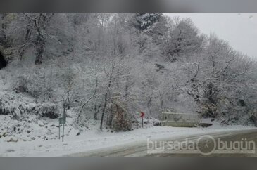 Bursa'dan kar manzaraları 