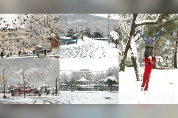 İşte Bursa'dan kartpostallık kar görüntüleri