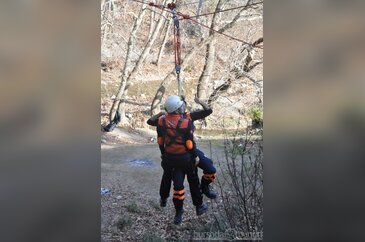 Bursa'da nefes kesen tatbikat
