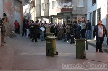 Bursa'da tencere tavalı baz eylemi